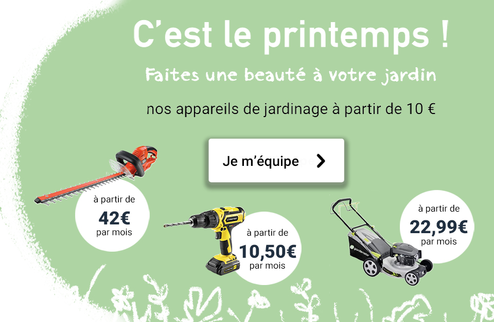 Location de materiel de jardin