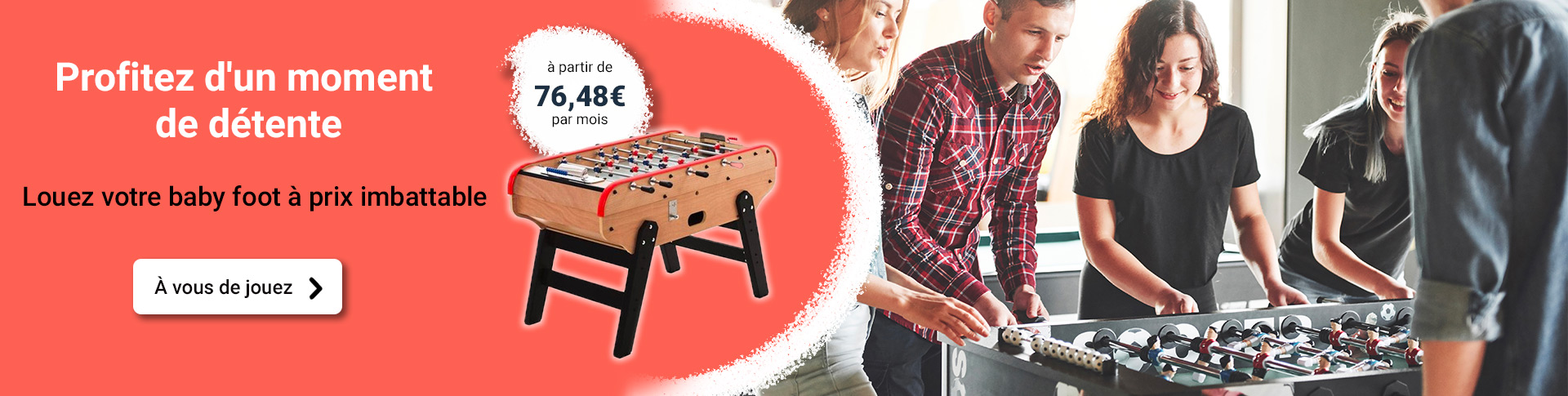 Location de baby foot