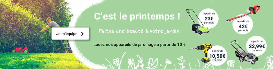 Location de materiel de jardin