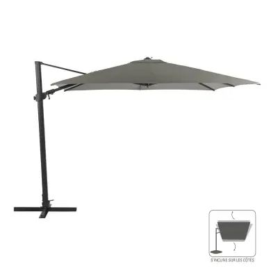 Beach umbrella JULIO Grey