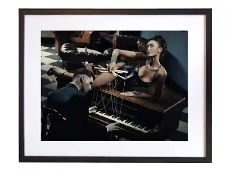 Homme pantin - 50 x 40 cm