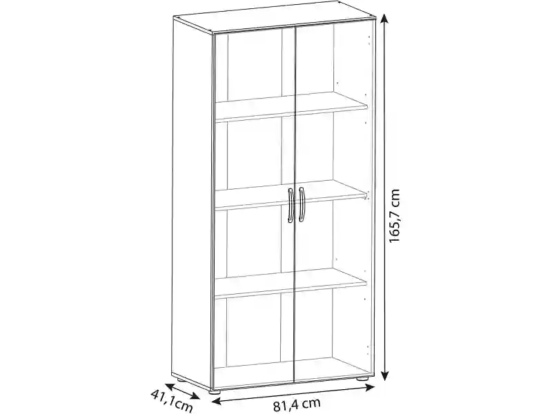 Armoire Lingère EMILY Blanc