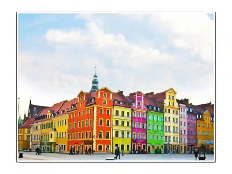 Breslavia's city centre - 66 x 50 cm