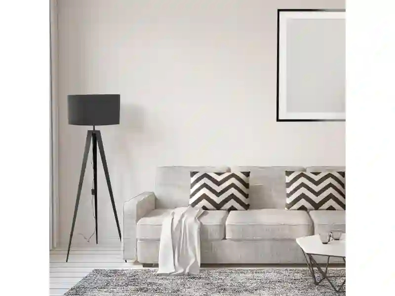 Floor lamp ROSARIO Black