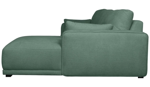 Corner sofa right CALIFORNIA Green 4 seaters