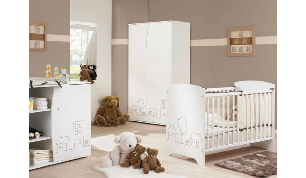 Baby crib LITTLE CITY - 60 x 120 cm