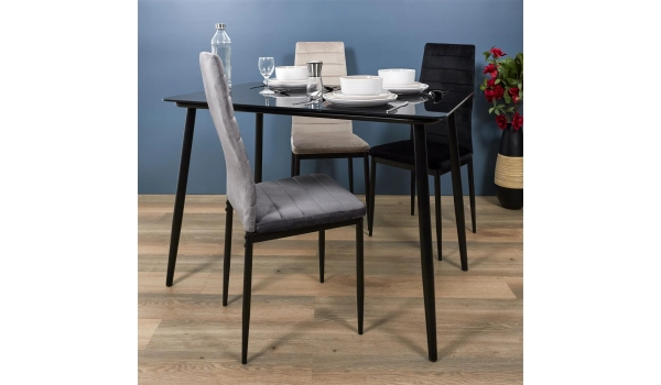 Table à manger AMELIA Noir