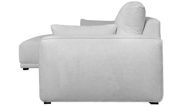 Corner sofa left CALIFORNIA Grey 4 seaters