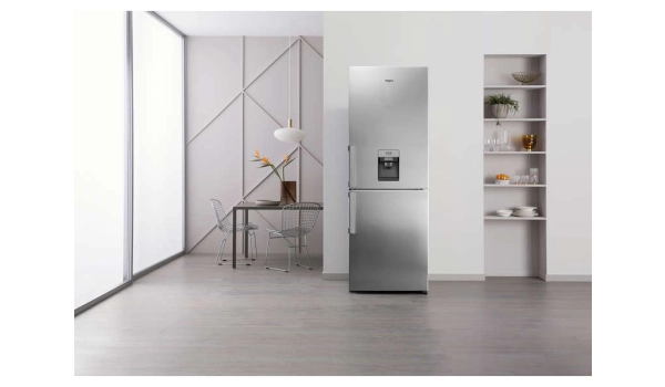 Fridge WHIRLPOOL - 457 L Steel - Aqua