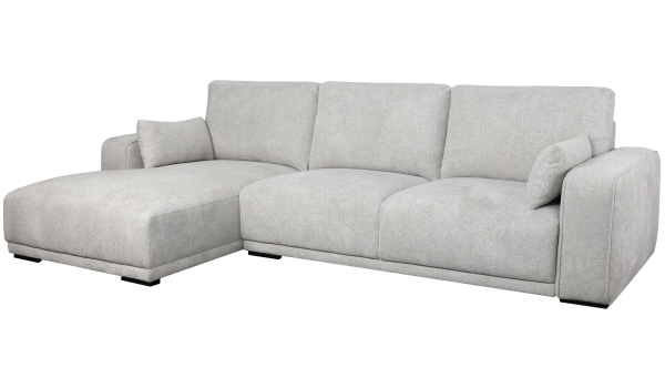 Corner sofa left CALIFORNIA Grey 4 seaters