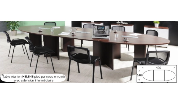 Meeting table LILA Ovale 420.0 cm