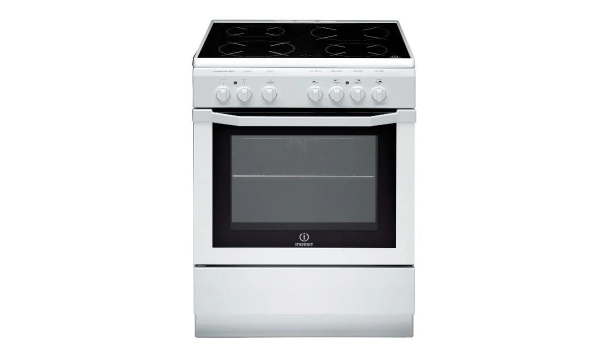 Stove - INDESIT - Ceramic Tempered glass