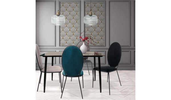 Table à manger AMELIA Noir