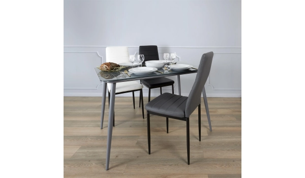 Table à manger AMELIA Gris