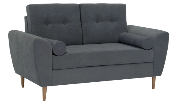 Canapé TOBIAS Gris 2 places