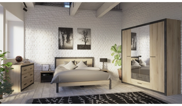 Lit BOLOGNE - 140 x 190 cm