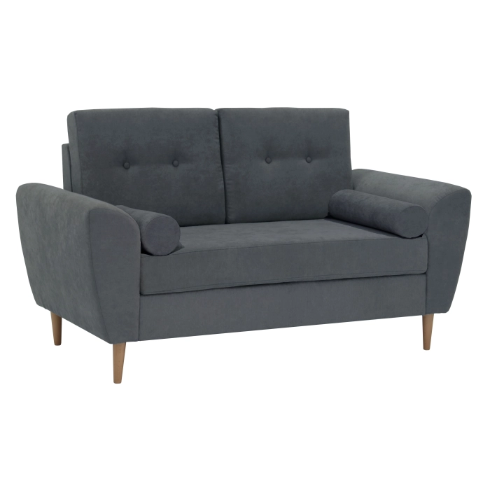 Canapé TOBIAS Gris 2 places