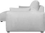 Corner sofa left CALIFORNIA Grey 4 seaters 