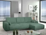Corner sofa right CALIFORNIA Green 4 seaters 