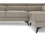 Corner sofa right BETIS Beige 5 seaters 