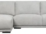 Corner sofa left CALIFORNIA Grey 4 seaters 