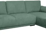 Corner sofa right CALIFORNIA Green 4 seaters 